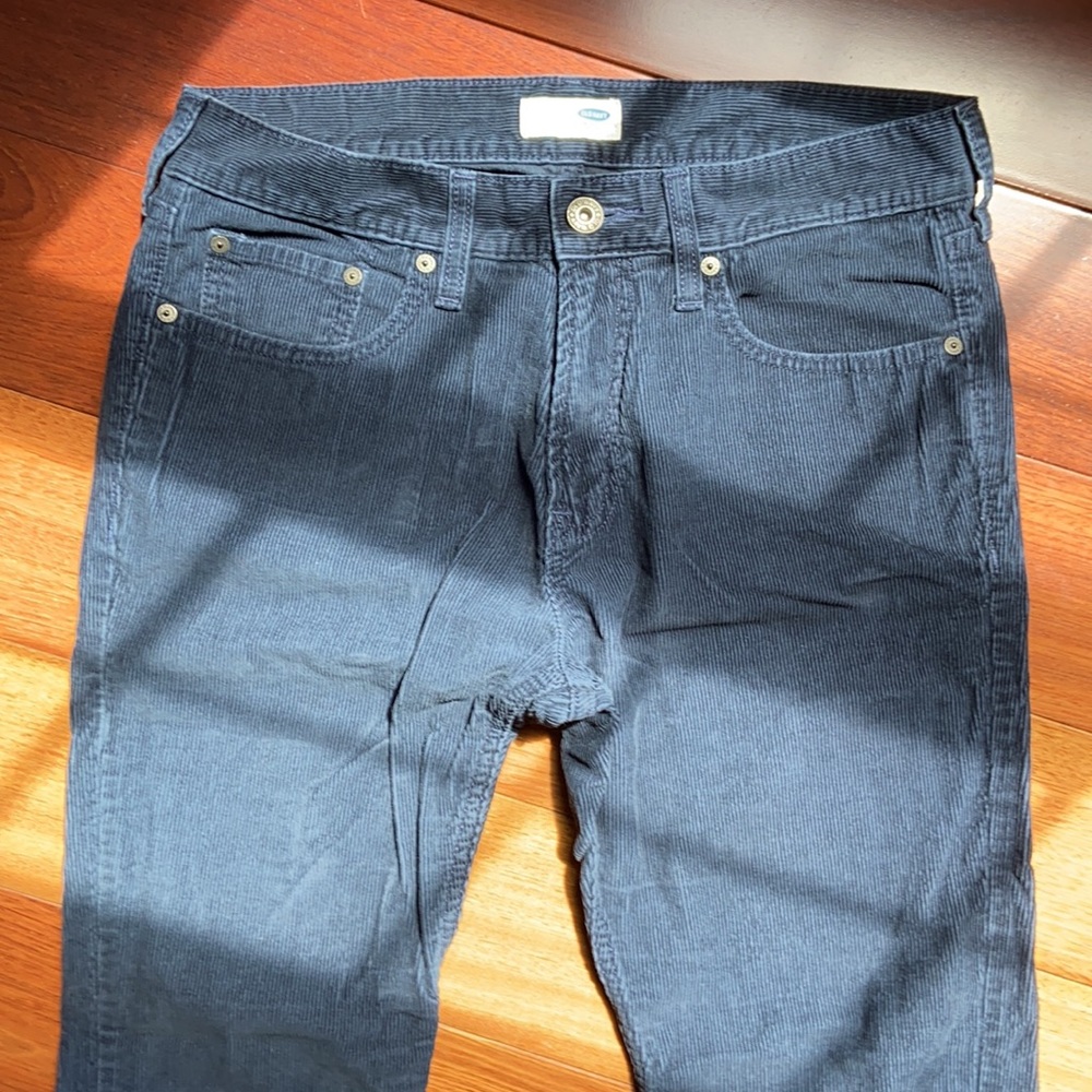 Old Navy Corduroy Slim Pant Navy
